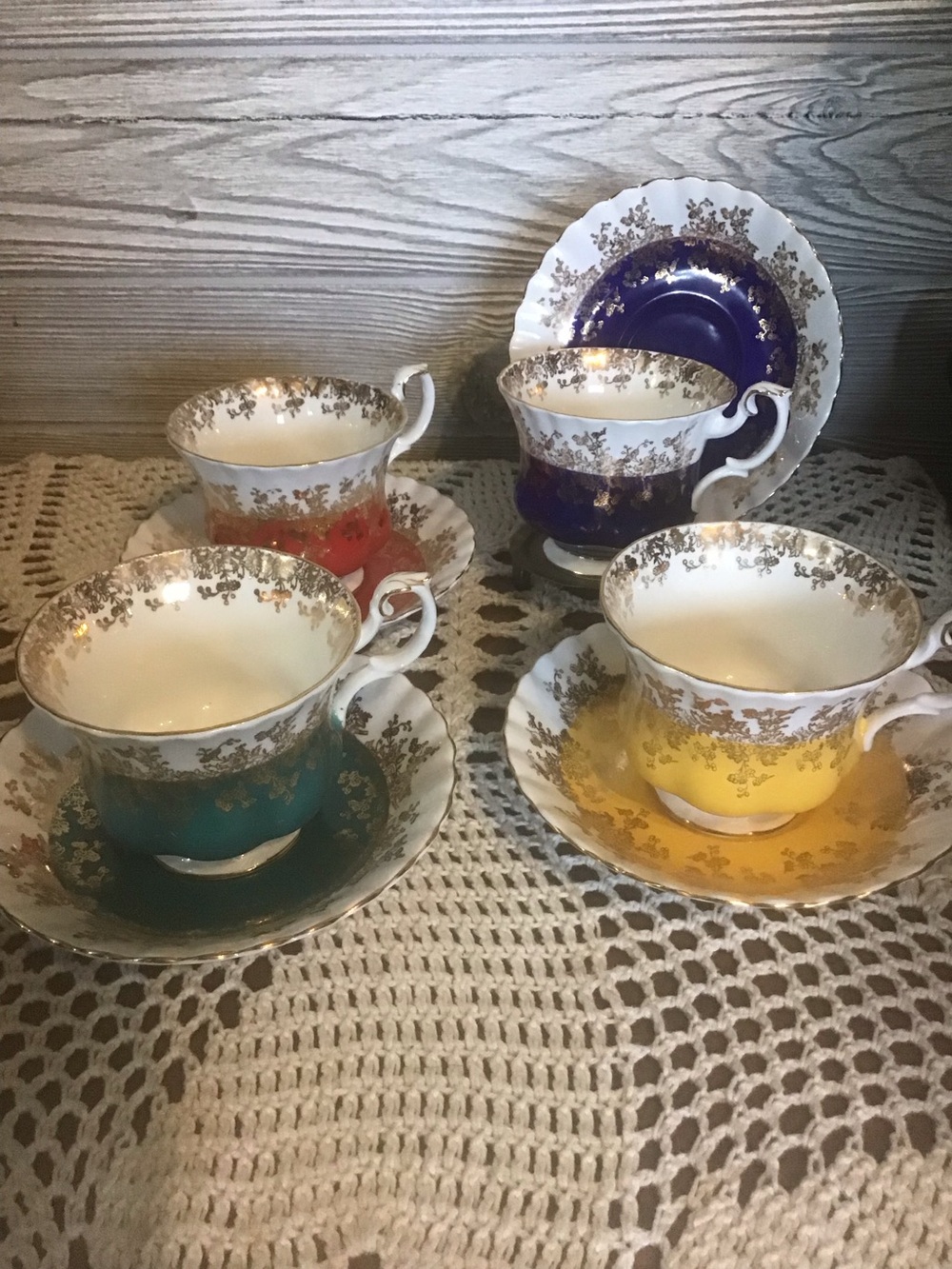 Royal Albert Tea Cups and Saucers, Regal Series